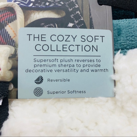 NWT CUDDL DUDS Sherpa Plush Throw - Picture 2 of 7
